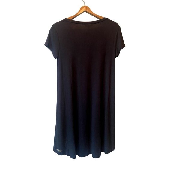 Matilda Jane shirt Dress Size S Mini NWT Lagenlook Capsule Wardrobe Black - Picture 7 of 12